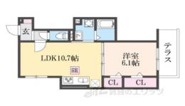 ＧＲＡＭＭ桂北滝川Ｃ棟間取り図面