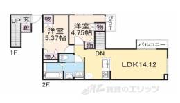 ベルリード桂間取り図面