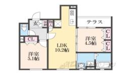クリエオーレ崇徳院間取り図面