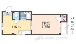 クワイエット香里間取り図面
