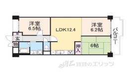 オーブラン学園前間取り図面