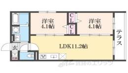 AVANTIO寝屋川市駅前間取り図面