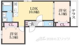 AVANTIO寝屋川市駅前間取り図面