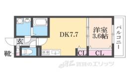 グロワールひまり間取り図面
