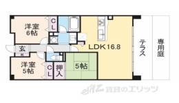 パデシオン京都五条間取り図面