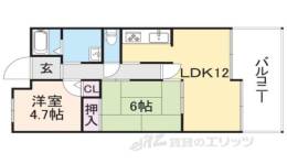 天理二階堂パークホームズ間取り図面