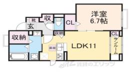プロムナード　公文名Ａ間取り図面
