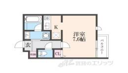 メゾンドゥース丹波橋間取り図面