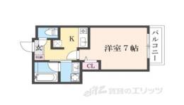 メゾンドゥース丹波橋間取り図面