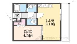 Ｃａｓａ　Ｗｏｏｄ　丹波橋間取り図面