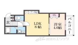 Ｃａｓａ　Ｗｏｏｄ　丹波橋間取り図面