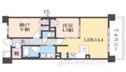 レジデンス　ザ　京都東山大和大路間取り図面