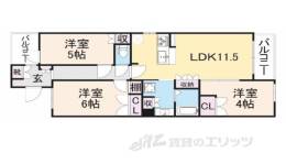 グランレジェイド京都河原町間取り図面