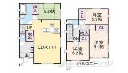 貸家間取り図面