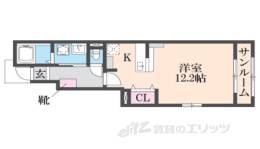 サウスパーク　Ｂ間取り図面