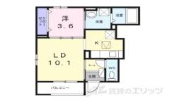 コート向田EAST間取り図面