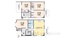 ハイツボナールD間取り図面