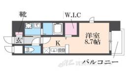 ＯＮＬＹＯＮＥ川西中央１間取り図面