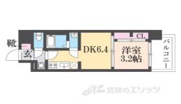 プレサンス大津京町ヴェリス間取り図面