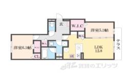 D-RESIDENCE 枚方上之町間取り図面