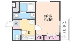 フジパレス宝塚光明町間取り図面