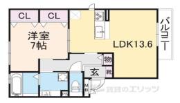 ボヌールＫ間取り図面