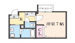 VEGAS西ノ京B間取り図面