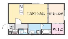 グラシエ土師　サウス間取り図面