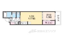 シエーナグランデ四条烏丸間取り図面