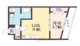 ARCA嵯峨嵐山間取り図面
