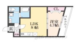 ARCA嵯峨嵐山間取り図面