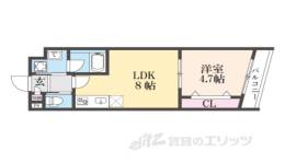 ARCA嵯峨嵐山間取り図面