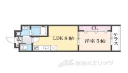 ARCA嵯峨嵐山間取り図面
