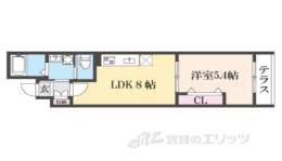 ARCA嵯峨嵐山間取り図面