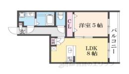 ARCA嵯峨嵐山間取り図面