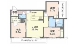 シャーメゾンＭ―ｓｉｘ間取り図面