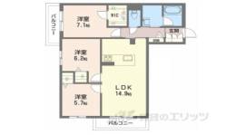 シャーメゾンＭ―ｓｉｘ間取り図面