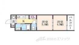 アドバンス京都リエート１間取り図面