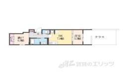 アドバンス京都リエート２間取り図面