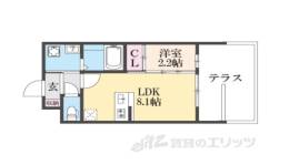アドバンス京都リエート２間取り図面