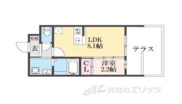 アドバンス京都リエート２間取り図面