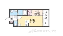 アドバンス京都リエート２間取り図面