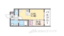 アドバンス京都リエート２間取り図面