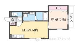 パークス長岡京間取り図面