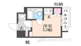 ライオンズマンション京都河原町間取り図面