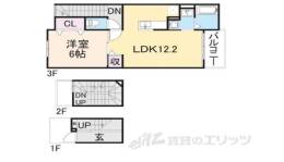 サニーフラット　伊丹間取り図面