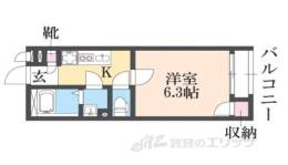 レオネクストＬｏｖｉｎ　３間取り図面
