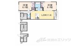 メゾン・デ・クール間取り図面