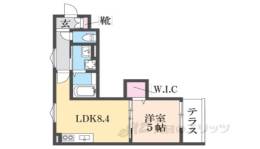 クリエオーレ吉田下島間取り図面