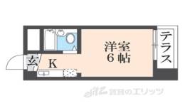 エントランスライフ金閣G間取り図面
